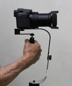 The Official Roxant Pro Video Camera Stabilizer Limited Edition (Midnight Black) with Low Profile Handle for GoPro, Smartphone, Canon, Nikon - or Any Camera up to 2.1 lbs. - Comes with Phone Clamp. 34 51HmiV3HaeL