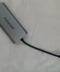 USB C Hub, QGeeM USB C to HDMI Adapter 4k, 7 in 1 USB C Dongle with 100W Power Delivery,3 USB 3.0 Ports, SD/TF Card Reader, Compatible for MacBook Ipad HP Dell XPS and More Type C Device Grey 34 51HoMYD4EuL