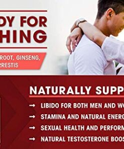 Horny Goat Weed Extract with Maca, Tribulus, L-Arginine, Ginseng - Enhance Energy & Performance for Men & Women - Boost Libido, Stamina & Sexual Health - 1000 mg Epimedium with Icariins Supplement 16 51HrGtzYkOL