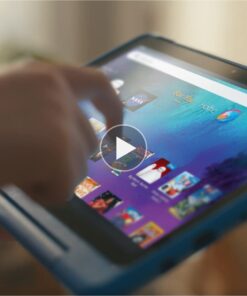 Amazon Fire HD 8 Kids Pro tablet- 2022, ages 6-12 | 8" HD screen, slim case for older kids, ad-free content, parental controls, 13-hr battery, 32 GB, Rainbow Universe 31 51Htqam43FL