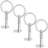 VTurboWay 4 Pack Quick Release Pin 1/4" Diameter w/Drop Cam & Spring, Usable Length 0.9", Full 316 Stainless Steel, Bimini Top Pin, Marine Hardware, All Parts are Made of 316 Stainless Steel 20 51HuntyxNKL