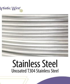Artistic Wire 18 Gauge Stainless Steel Craft Jewelry Wrapping Wire Wire, 10 yd 20 51I t14OUGL