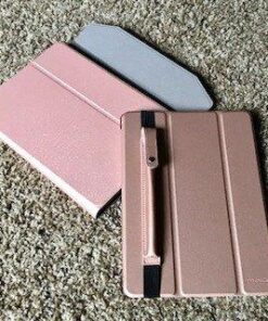 MoKo Pencil Case Fit Apple Pencil (USB-C), Apple Pencil 1st/2nd Generation, Elastic Band Detachable Stylus Pens Pocket Protective Pouch for 9.7"-12.9" Tablet,Rose Gold Rose Gold 60 51I8QwmJgCL