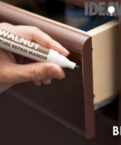 Beautyko Ideaworks 12-Piece Wood Touch-Up Markers and Wax Sticks for Repairing Scratches and Dings in Wood Furniture and Floors 1 A CLASS 26 51IAnplcr L