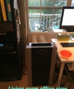 Whynter ARC-14S 14,000 BTU Dual Hose Portable Air Conditioner with Dehumidifier and Fan for Rooms Up to 500 Square Feet, Includes Storage Bag, Platinum/Black, AC Unit Only 52 51ICtvRrJoL