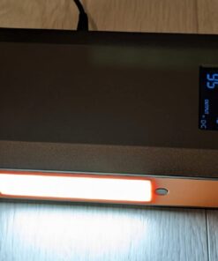 ZeroKor Portable Power Bank with AC Outlet, 65W/110V Portable Laptop Charger Battery Bank, 24000mAh/88.8Wh External Battery Pack,Backup Power Source for Outdoor Tent Camping RV Home Office Emergency Orange Grey 44 51IHATFvA5L