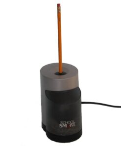 School Smart Vertical Electric Pencil Sharpener, For Classroom, Home, and Office Use, Black and Grey 28 51IHeWodEL