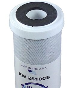 KleenWaterKW2510CB Filters Compatible with GE GXWH01C GXRV10ABL GXSV10C GXSL03C FXWTC, Carbon Block Replacement Filters, Set of 3 6 51IHprqAxYL