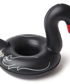 BigMouth Inc. Inflatable Bird Pool Cupholder Floats, 3-pack includes Pink Flamingo and Black and White Swans , Multi-Colour 18 51IIM9BUbNL