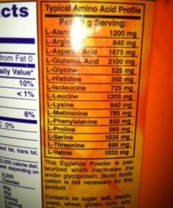 NOW Sports Nutrition, Egg White Protein, 16 g With BCAAs, Unflavored Powder, 1.2-Pound 34 51ILYkPmsLL