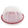Nordic Ware Bundt Cake Keeper, Plastic, 13 in L X 12 in W X 7 in H, Red 24 51IRI2Oc4wL