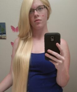 MapofBeauty 40" 100cm Anime Costume Long Straight Cosplay Wig Party Wig (Blonde) Blonde 49 51ISDS9hoL