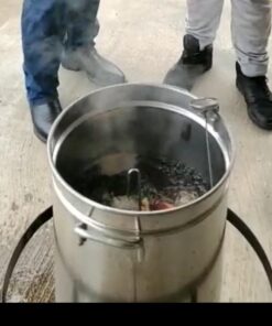 Bayou Classic 1118 32-qt Stainless Steel Turkey Fryer Perfect For Frying Up To 18-lb Turkeys Includes Perforated Poultry Rack and Lift Hook 12-in Stainless Thermometer 1-oz Seasoning Injector 42 51ISrXWzs L