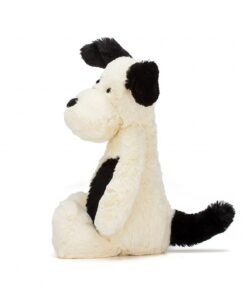 Jellycat Bashful Black and Cream Puppy Stuffed Animal, Small, 7 inches Small - 7" 8 51IVPR3eGzL