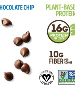 Lenny & Larry's The Complete Cookie, Chocolate Chip, Soft Baked, 16g Plant Protein, Vegan, Non-GMO, 4 Ounce Cookie (Pack of 12) 21 51IVriXESvL