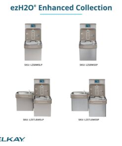 Elkay LZS8WSLP Bottle Filling Station, Single, Light Gray Granite 26 51IWr7kaH L