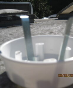 Camco 40034 Replacement Plumbing Vent Cap (Polar White) One Size Vent Only 18 51IlXlSbDaL