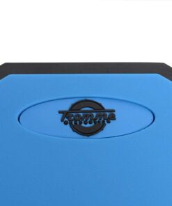 Tromme Drum Practice Pad and Carrying Case , 12 Inch Silicone with Wooden Base and Real Drum Feel ,Sticks and Stand Not Included (Blue) 14 51IlY8uy4L