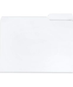 Alternative view of Blue Summit Supplies 100 White File Folders, 1/3 Cut Tab with Assorted Positions, Letter Size, Great for Organizing and Easy File Storage, 100 Pack