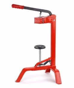 Alternative view of FastRack 45-CZ-85-D6BG Wine Bottle Floor Corker, Portuguese Red, steel, 1