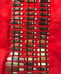 UNITED CUTLERY Large Knife Roll - PVC Exterior, Felt Interior, Carrying Handle, Holds Up to 50 Knives of Different Sizes, Quick-Release Buckle Straps 21 51IsXRfOUL