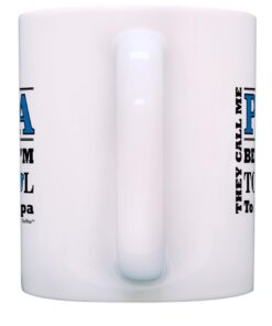 Alternative view of ThisWear Father's Day Gift for Papa Too Cool to Be a Grandpa Sunglasses Gift 11oz Ceramic Coffee Mug 11oz Papa 1