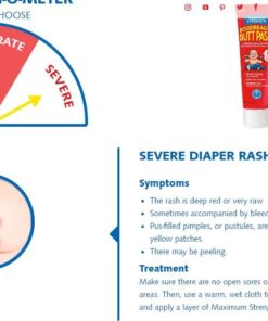 Boudreaux's Butt Paste Maximum Strength Diaper Rash Cream, Ointment for Baby, 4 oz Tube 4 Ounce 37 51J03DRApWL