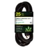 Go Green Power Inc. GG-13725BK 16/3 Heavy Duty Extension Cord, Outdoor Extension Cord, Black, 25 ft 13 51J1uRkpEkS