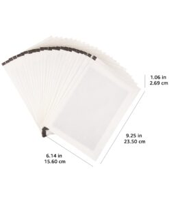 Amazon Basics Micro Cut Paper Shredder Sharpening & Lubricant Sheets, Pack of 24, White 11 51J3iy9fuKL