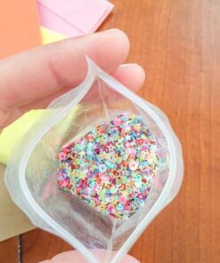 Colorful Manicure Glitter Confetti 1.8oz/50g Mixed Shapes Size 3mm Great for Party Décor, DIY Crafts, Premium Nail Art Etc.. 38 51J48cIsEiL