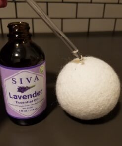 Siva Lavender Essential Oil 4oz (118ml) Premium Essential Oil with Dropper for Diffuser, Aromatherapy, Hair Care, Scalp Massage & Skin Care 4 Fl Oz (Pack of 1) 40 51J4CI9X8TL