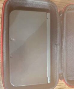 Smatree Carrying Case for New Nintendo 3DS XL/New 2DS XL, Hard Protective Shell Travel Case for Nintendo New 3DS/Nintendo New 3DS XL-Super NES Edition- Black/Red Black Red 73 51J4N4UQb7L