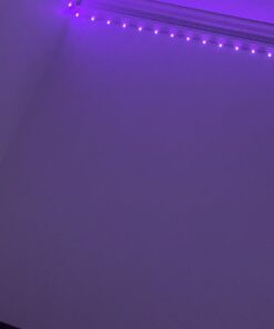 AILBTON Led Strip Lights,60ft Music Sync Color Changing, Built-in Mic,Bluetooth App Control LED Tape Lights with Remote,5050 RGB Rope Light Strips 60FT 24 51J4yYMpPdL