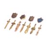 Xcoser Anime Game Metal Shield & Sword Necklace Set of 11 Cosplay Accessories 17 51J8L9WH8ML