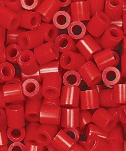 Perler Beads Fuse Beads for Crafts, 1000pcs, Red, 6.5 x 3.5 x 0.5 6 51J9rsrZF7L