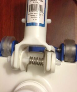 SWIMLINE HYDROTOOLS Manual Vacuum Head Attachment For Inground & Above Ground Pools |Weighted Flexible Swimming Pool Vac Head Rectangle Shape W/ Wheels| Swivel Hose 1-1/4 or 1-1/2’’| Clean 8150 Concrete Vac 32 51JAD25ZNaL