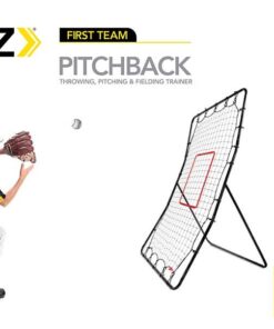 SKLZ PitchBack Baseball and Softball Pitching Net and Rebounder, Black/Red, 2' 9" x 4' 8" 16 51JDPfU1rCL