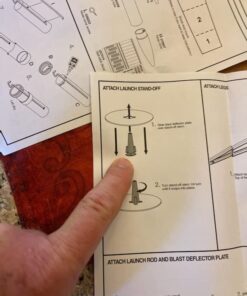 Estes Alpha III Launch Set, 12 years and up with Adult Supervision if under 12, Black,Orange Single 29 51JJC0UF6aL