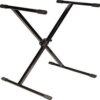 Ultimate Support IQ-1000 IQ Series X-style Keyboard Stand Single-braced Tubing - 100 lbs. Capacity