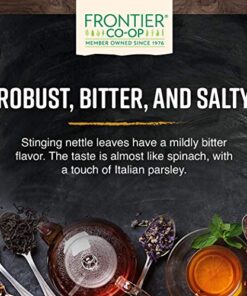 Frontier Co-op Organic Cut & Sifted Stinging Nettle Leaf 1lb | Pack of 2 16 Ounce (Pack of 2) 12 51JQEuot4hL