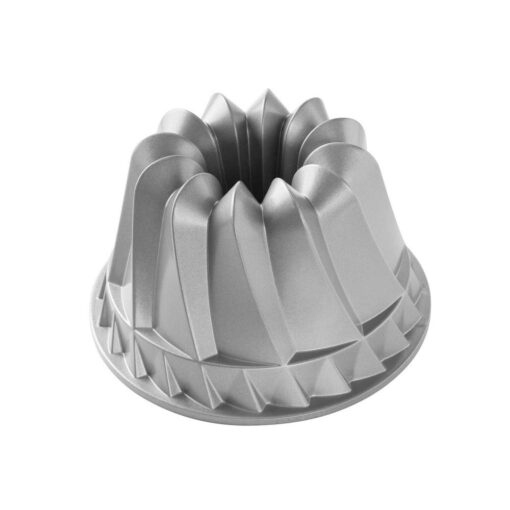 Nordic Ware Kugelhopf Bundt Cake Pan, 9 x 9 x 5.125, Gray