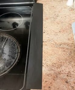 Silicone Stove Counter Gap Cover 21" by Kindga, Easy Clean Gap Filler Sealing Spills Between Kitchen Counter, Appliances,Stovetop, Oven, Washing Machine, Washer, Dryer Set of 2 (Black) 21" Black 34 51JVNtmq0IL