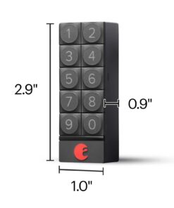 August Home Smart Keypad, Pair with Your August Smart Lock - Grant Guest Access with Unique Keycodes, Dark Gray 22 51JXn1xCoL