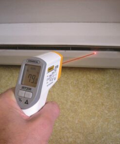 Alternative view of General Tools IRT206 Heat Seeker Infrared Thermometer, Mid-Range, 8:1,White Mid Range