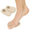 ViveSole Budin Splint Toe Straightener (Pair) - Hammer Toe Corrector for Women, Men - Crooked Toe, Joint Realign Cushion Brace for Claw, Curled - Metatarsal Support Loop Guard Alignment Corrector Wrap 1 Pair (Pack of 1) 14 51Jbd88oc L