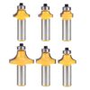 Yakamoz 6Pcs 1/2 Inch Shank Round-Over Router Bits Corner Rounding Edge-Forming Roundover Beading Router Bit Set 59 51Jbop4YfxL