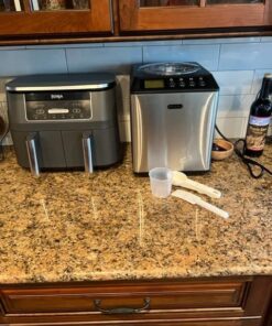 Whynter ICM-201SB Upright Automatic Ice Cream Maker with Built-in Compressor, no pre-freezing, LCD Digital Display, 2.1 Quart Capacity, Black Gray 32 51JccDASvjL