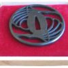 Handmade Sword - Iron Alloy Samurai Sword Tsuba, with Wooden Box, for Katana Wakizashi Swords Black Wing 6 51Jf3tneI8L