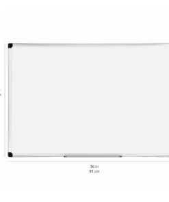 Amazon Basics Magnetic Dry Erase White Board, 36 x 24-Inch, Aluminum Frame, Silver/White 24" x 36" Magnetic, Aluminum Frame 26 51JkBmwASlL