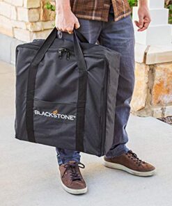 Alternative view of Blackstone 17 inch Griddle Cover and Carry Bag Water Resistant 600D Polyester Heavy Duty Flat top 17" Gas Grill Cover Accessory Exclusively Fits Blackstone Cooking Station Without Hood Set